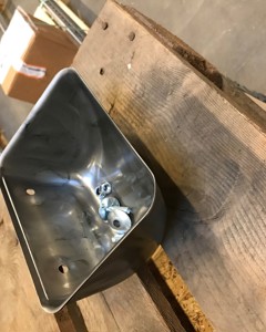 Bucket galv for bucket elevator E180 M&M